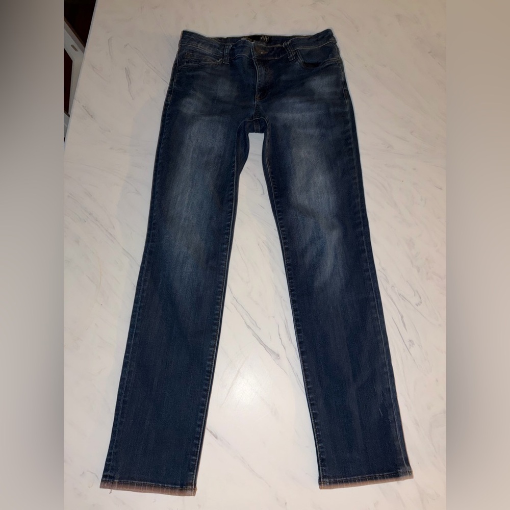 Kut from the kloth jeans Catherine slim boyfriend dark blue stretch 4